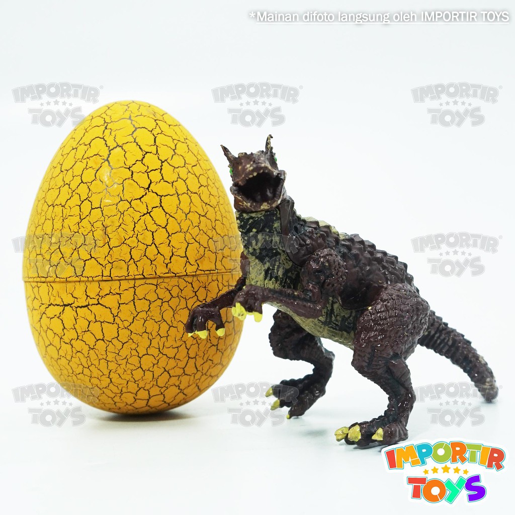 Mainan Dinosaurus Telur Egg Warna Warni Besar Rakitan Unik Berkualitas