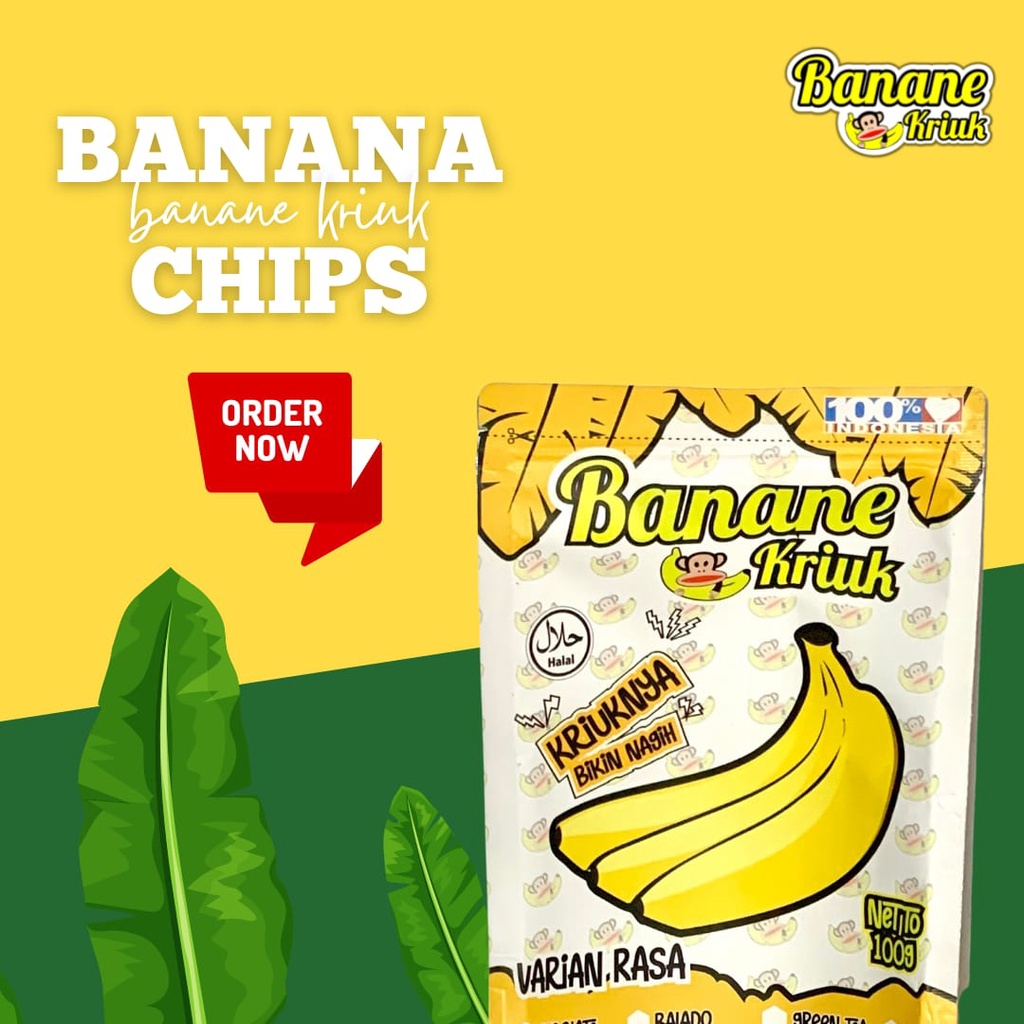 

Keripik Pisang - Aneka Rasa - Banane Kriuk