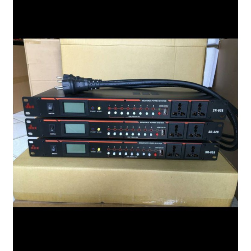 POWER SEQUENCER DBX SR628/SR 628 POWER DISTRIBUTOR CONTROLLER