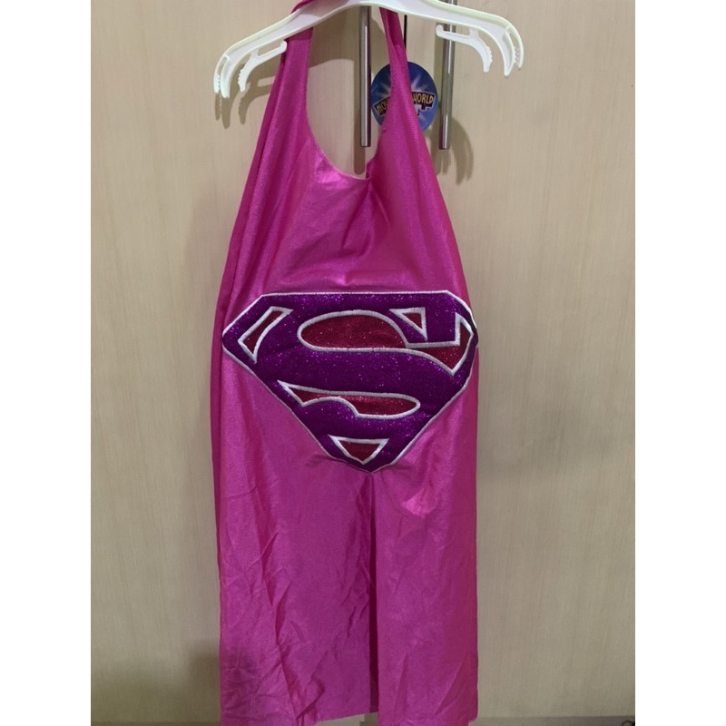jubah anak perempuan supergirl