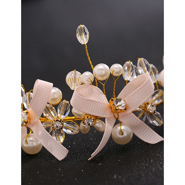 LRC Aksesoris Rambut Fashion Bowknot Shape Decorated Hair Accessories E59507