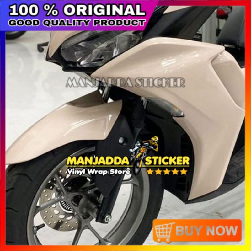 Sticker Skotlet Motor Warna Beige Stiker Scotlite Kekinian