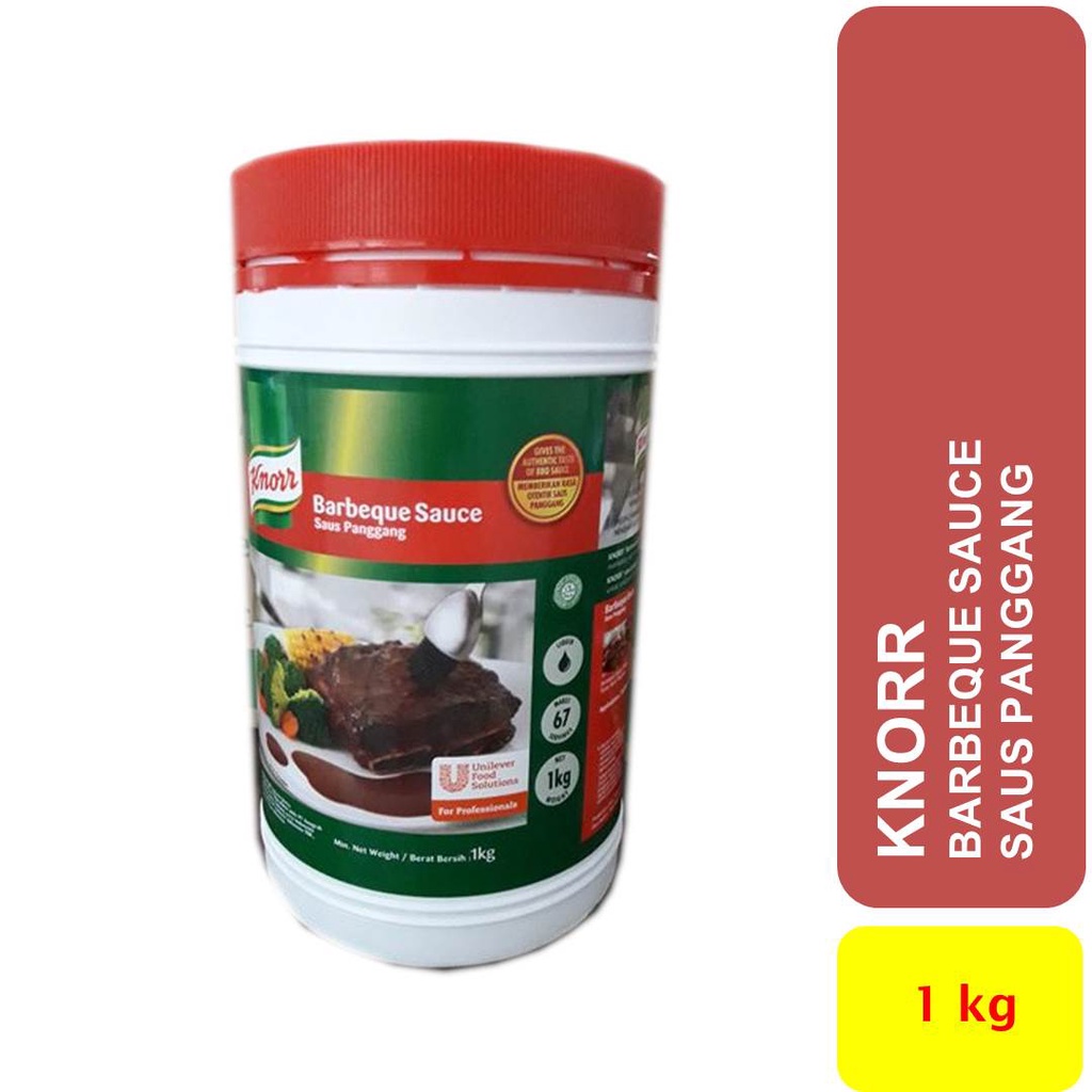 

Sauce Barbeque Saos Panggang kemasan Botol 1 kg merk KNORR