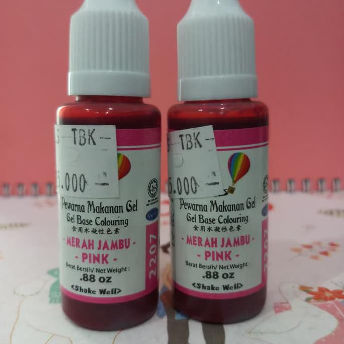 

31.87-Kue- Pewarna Makanan Gel Base - Trans (Pink) -Terlengkap-Termurah-Dijamin.
