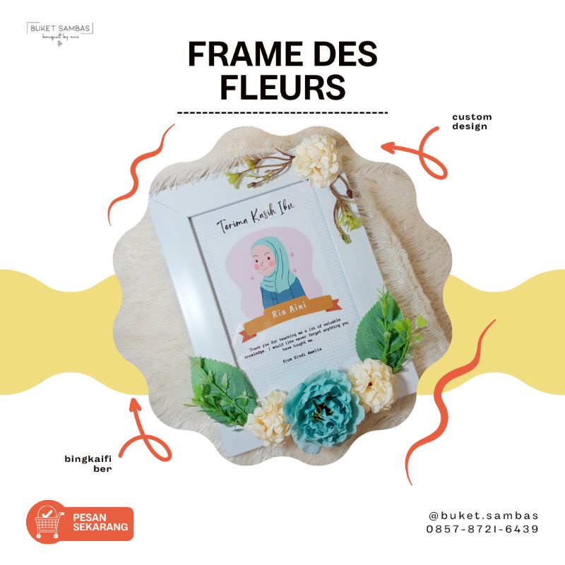 Frame / Bingkai foto / Kado wisuda / Kado ulang tahun / Kado