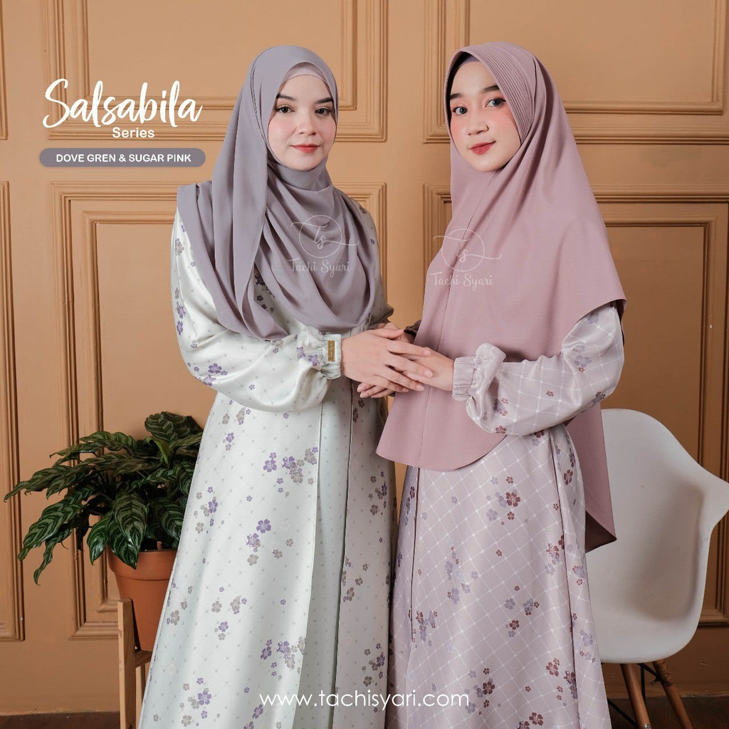 Salsabila Series by Tachi Syari//Gamis Syari Premium//TERLARIS