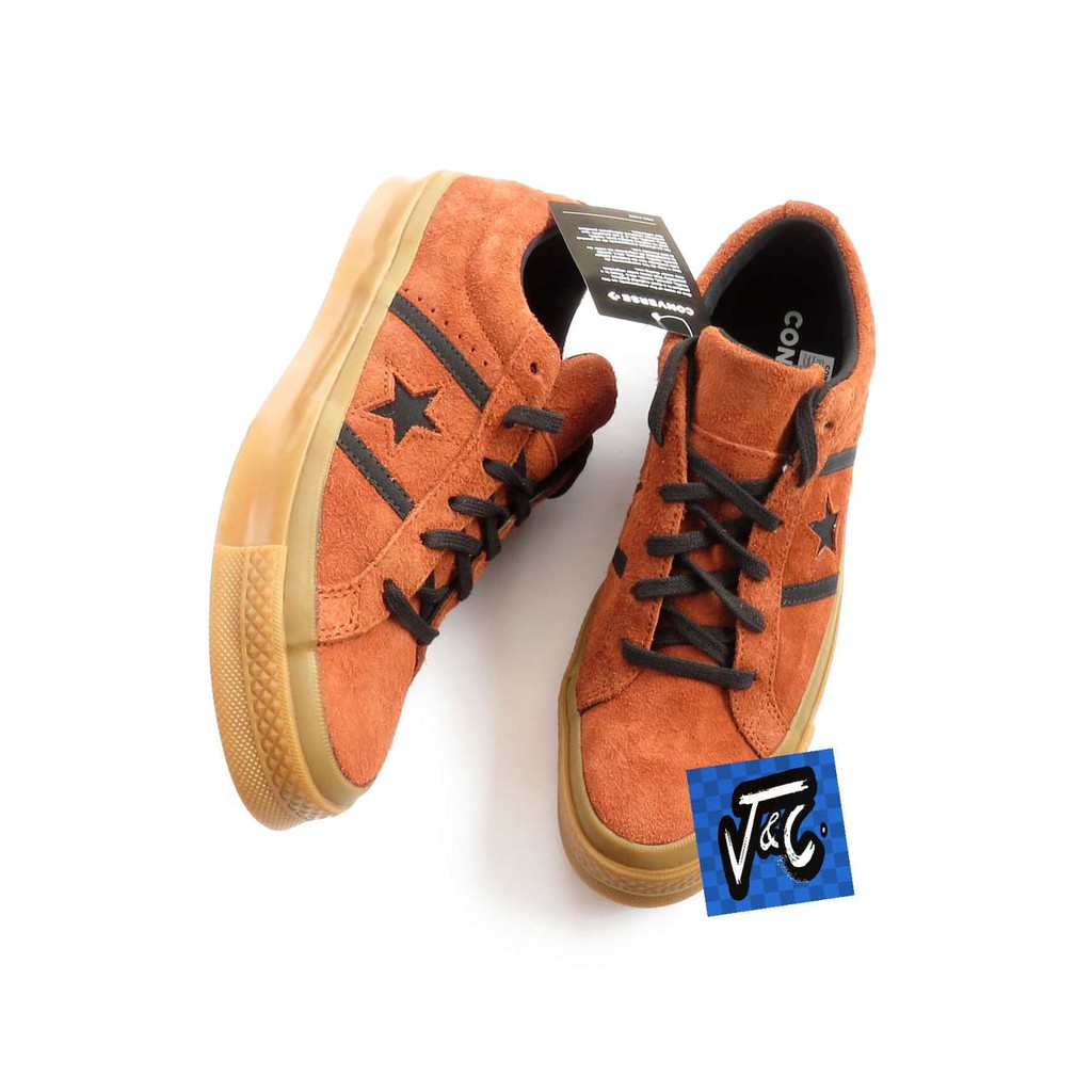 Sepatu Converse One Star Academy Vintage Suede Cinnamon Gum Murah