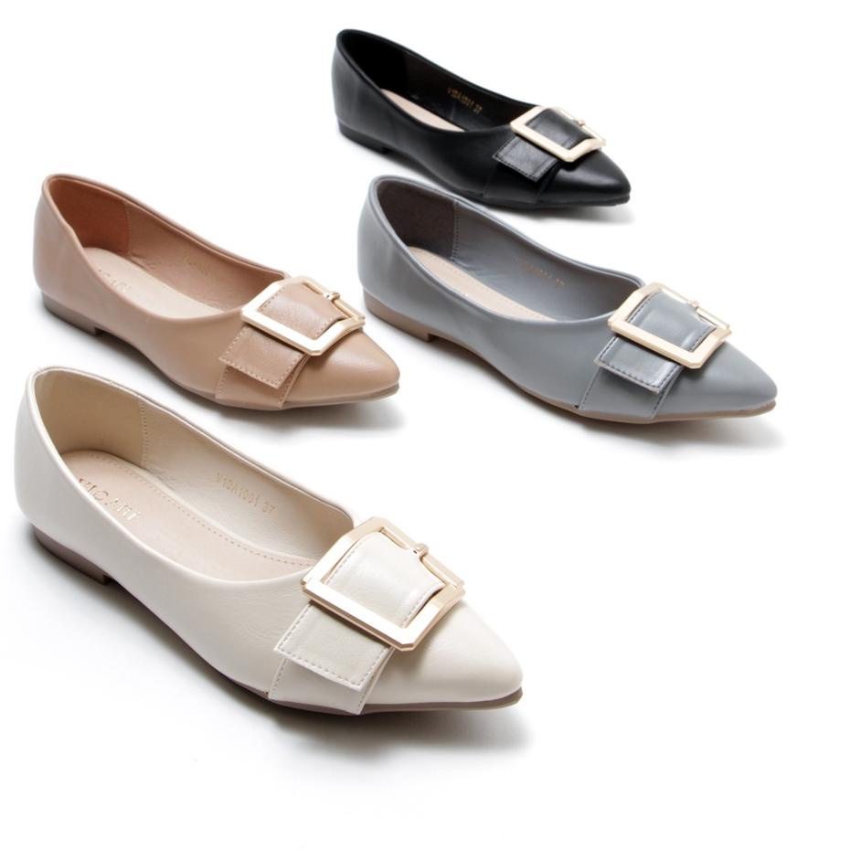 (PALING DIMINATI) Vicari Sepatu Wanita Flat Slip On Casual Emma - V1DA1001