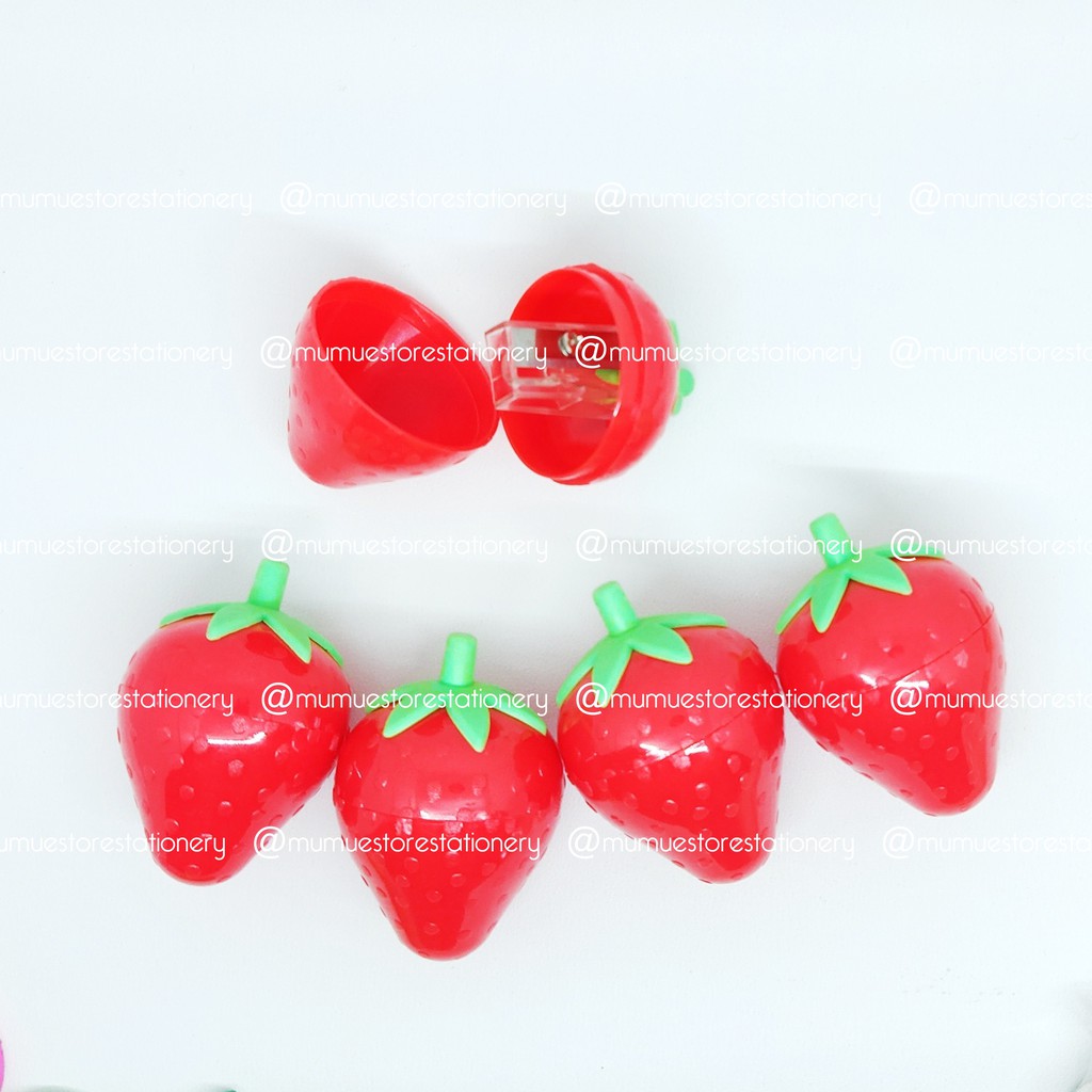 

Serutan STRAWBERRY / Rautan PENSIL / Sharpener / SERUTAN PENSIL LUCU