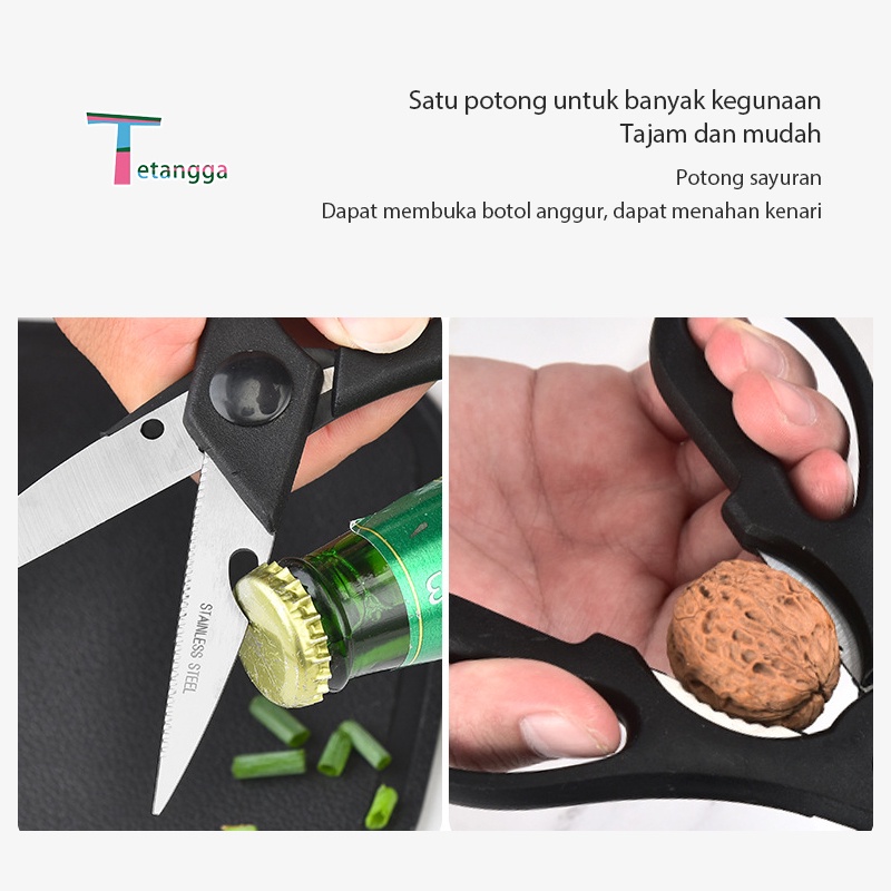 Cantik Pisau Dapur Set 5 in1 Pisau Gunting Dapur Peeler Set Stainless Talenan / Gunting / Pisau buah