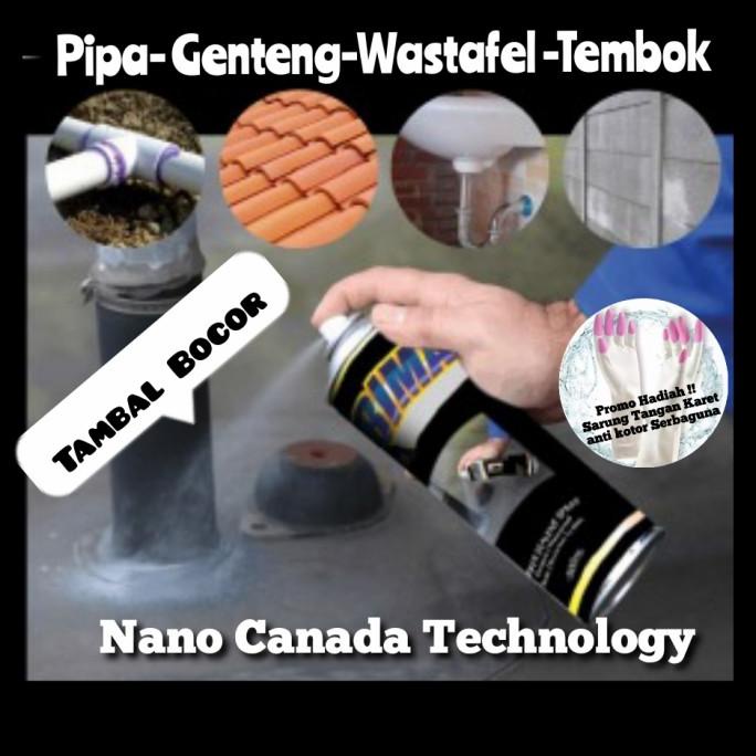 Anti bocor BIMA Sealant Spray 500 ml Genteng Beton Pipa Wastafel Gori