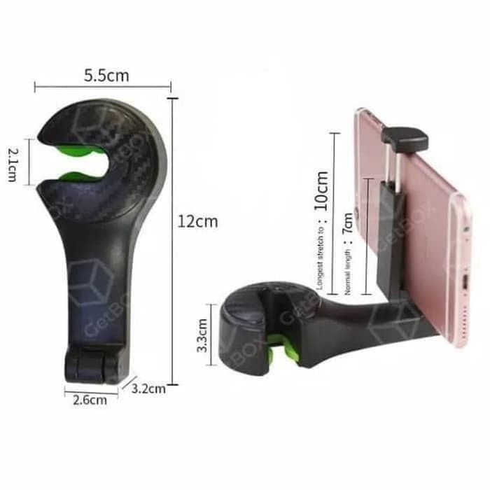 HOLDER HP MOBIL MULTIFUNGSI UNIVERSAL HD-11 CAR HOLDER JOK MOBIL Penya Grosir