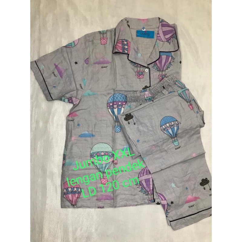 Cp Piyama Baju Tidur Katun Premium Jumbo (XXL)