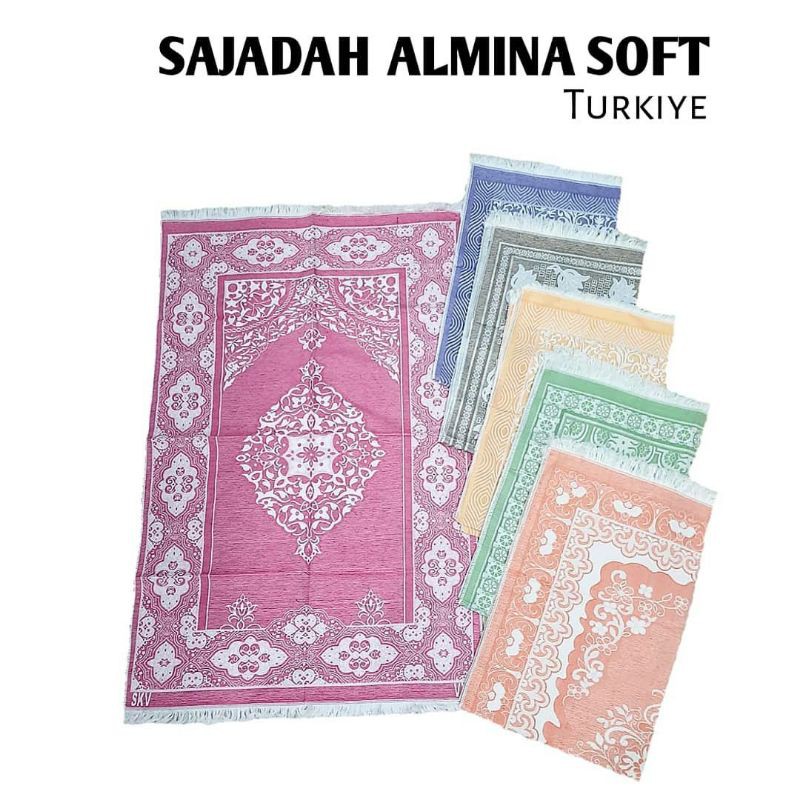 sajadah traveling sajadah tipis sajadah murah almina soft