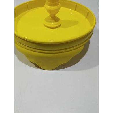 Tebok sangkar lovebird pvc replika bnr gratis klem jepit