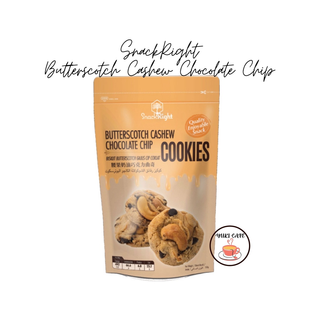 

KUE KERING – SNACKRIGHT BUTTERSCOTCH CASHEW CHOCOLATE CHIP COOKIES