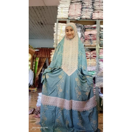 mukena terusan Fatimah Ori
