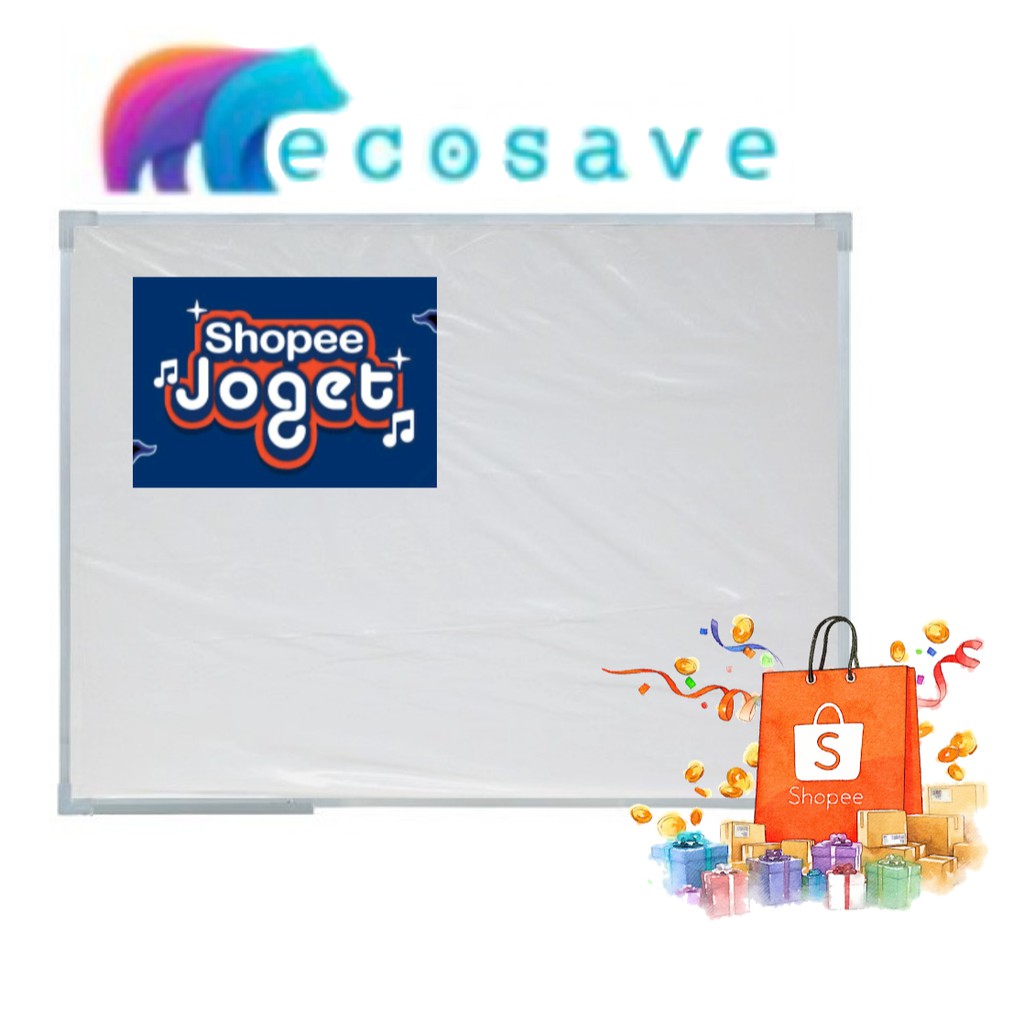 

Papan Tulis NonMagnet 40 x 60 / White Board Anak EcoSave Ori Murah