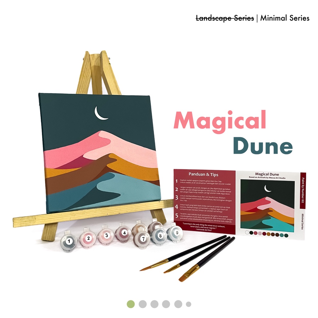 

Paint by Number Magical Dune | Painting Kit Art Set - Mecca Art Studio
