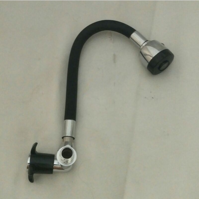 Kran/keran air angsa fleksibel warna hitam Bonucci, kran angsa fleksibel/flexibel kran air cuci piri