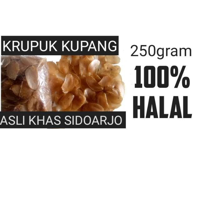 

Krupuk kupang cemilan istimewa khas sidoarjo 250gram