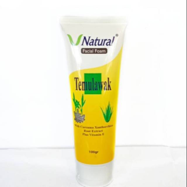 Facial foam temulawak v natural