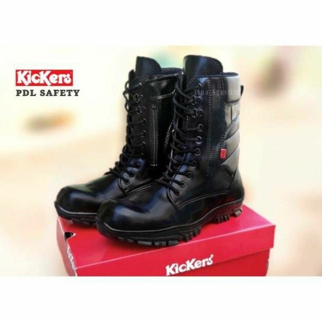 BEST PRODUCT - CUCI GUDANG Sepatu PDL pria zipper resleting boots work &amp; safety touring outdoor proyek pabrik