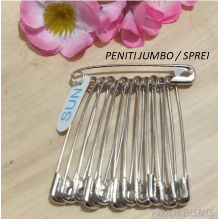 PROMO PENITI JUMBO / PENITI SPREI SILVER / PENITI HIJAB / HARGA PER PCS