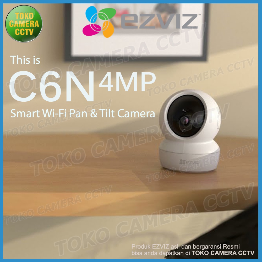 KAMERA CCTV EZVIZ PTZ IP CAMERA WIFI WIRELESS 4MP GARANSI RESMI