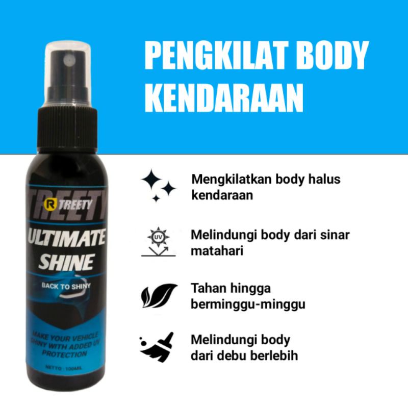 Treety Pengkilat Body Motor/mobil coating,poles(100Mil)