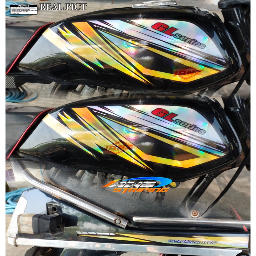 STRIPING GL MAX TERBARU VARIASI HOLOGRAM / STIKER VARIASI GL PRO TERLARIS / STRIPING GL TERBARU