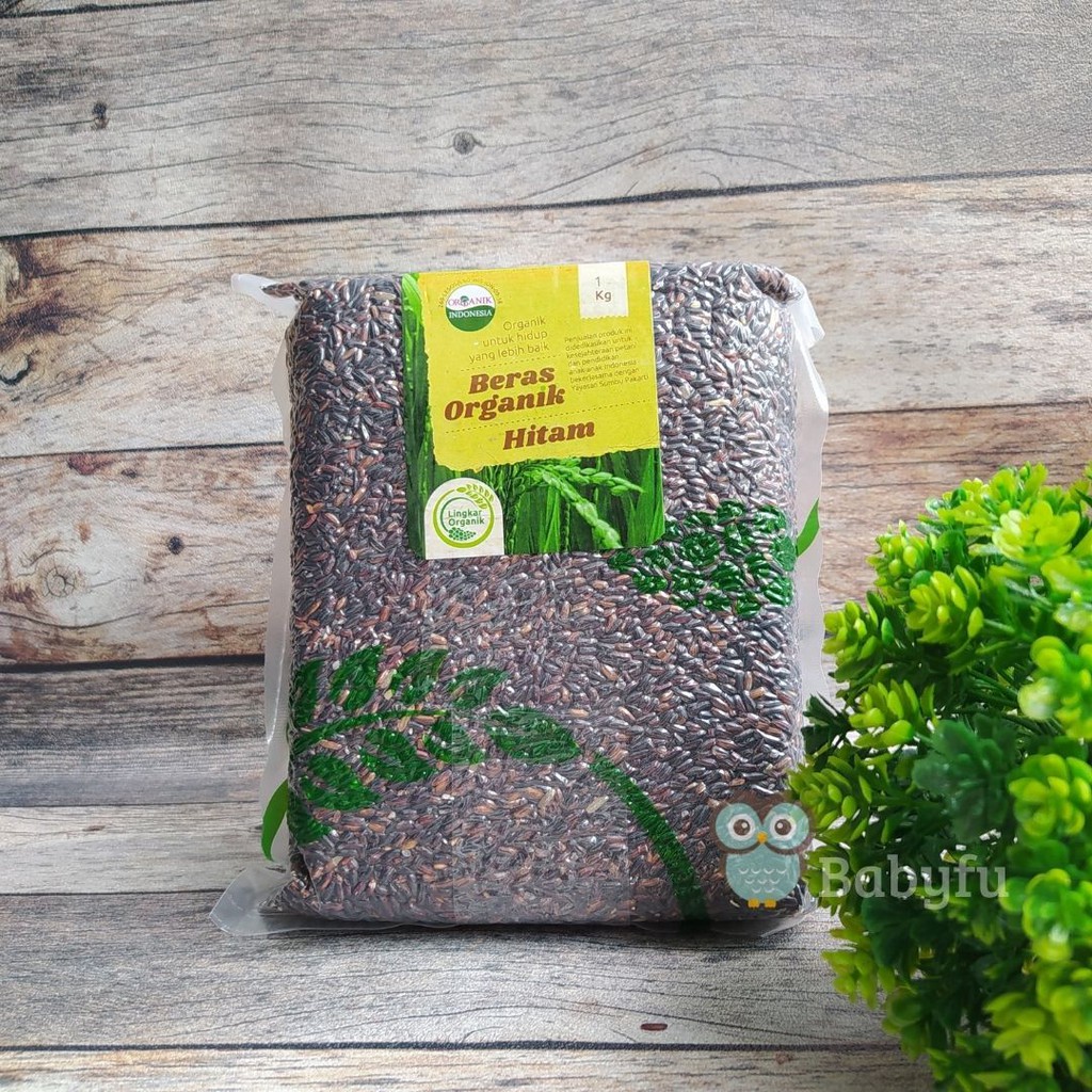 

Lingkar Organik - Beras Hitam Organik 1kg kemasan Vacum / Beras Rendah Gula Cocok Untuk Diet dan Penderita Diabet