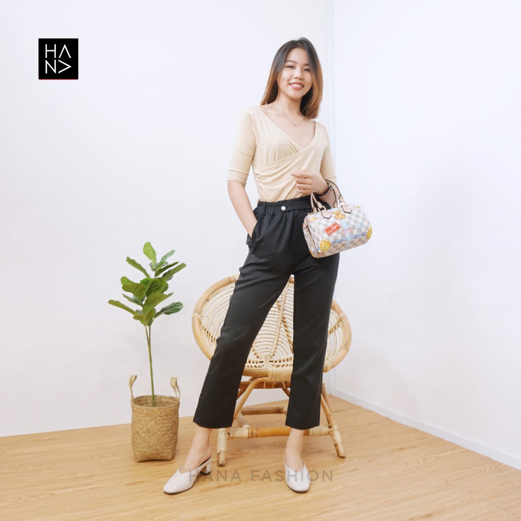 HanaFashion JKT - Riri Long Pants Celana Wanita Kerja - LP059