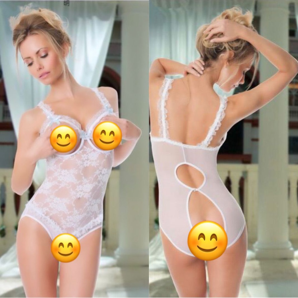 4391 jumsuit open crotch open nipple / lingerie sexy wanita / baju seksi murah