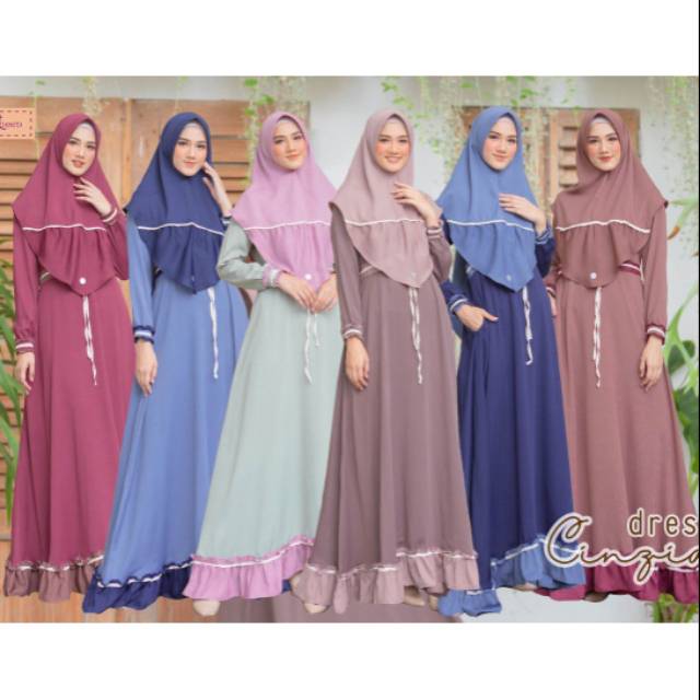 Moslem Ori Gamis Busui Friendly Cinzia Dress By Emmaqueen