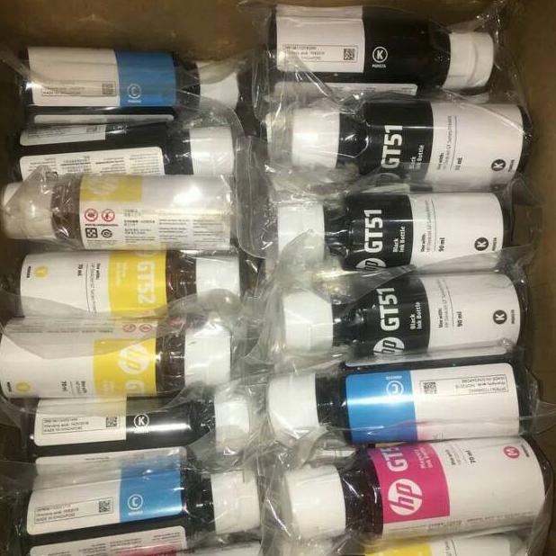 Tinta Hp Gt51Xl Dan Gt52 Losepack (Tanpa Dus) Original