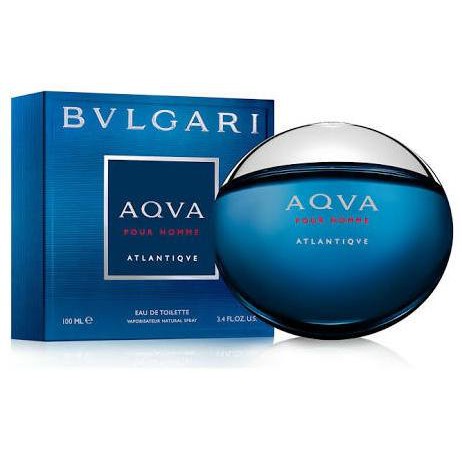 New Parfum Ori Segel Box Bvlgari Aqua Atlantique Edt 100 Ml - Bpom