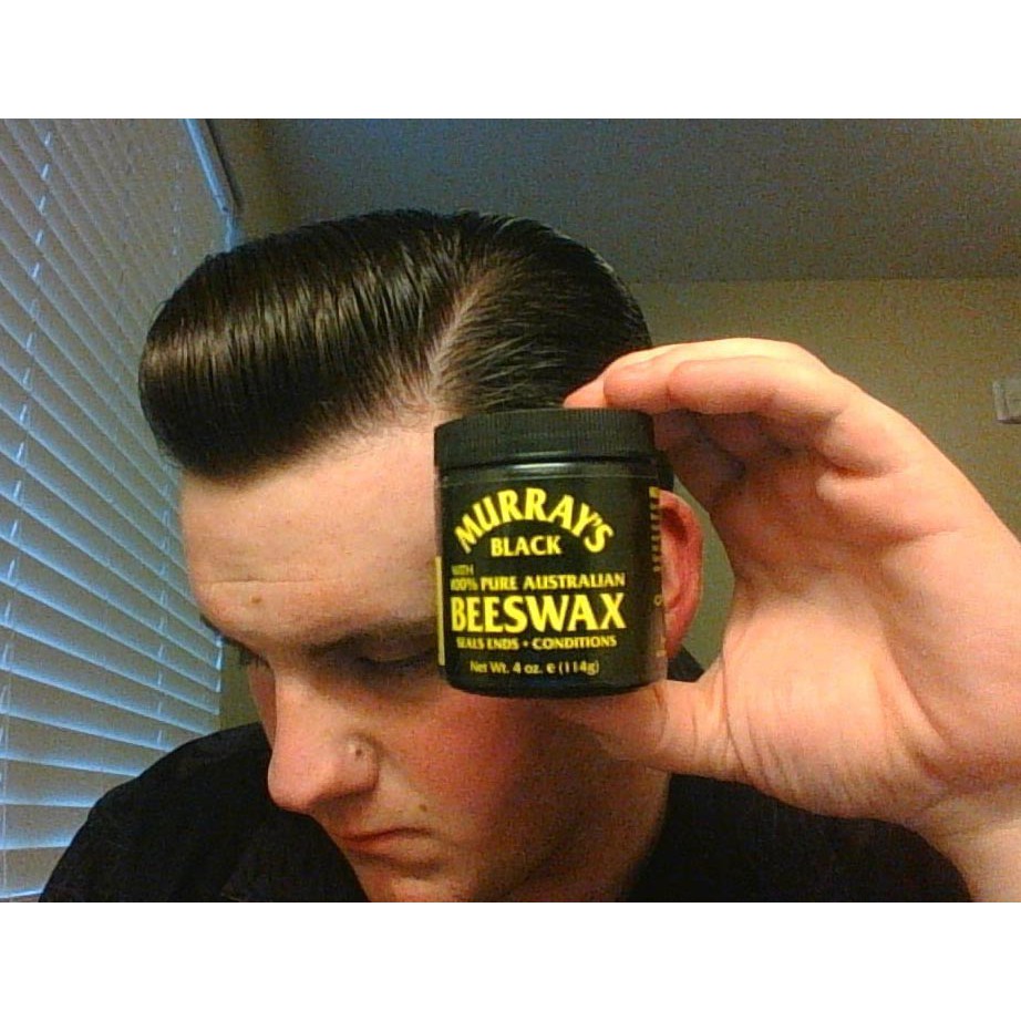 Murray's Black Beeswax Hair Dressing Pomade Original 100% Australian FREE SISIR