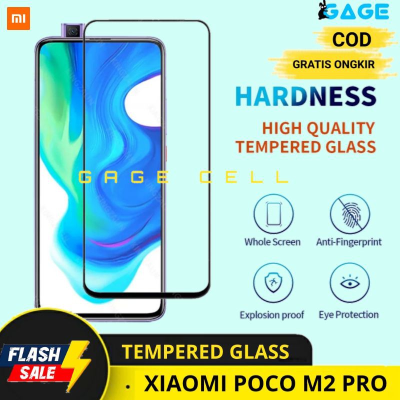 PREMIUM TEMPERED GLASS FULL LAYAR TG ANTI GORES KACA XIAOMI POCO M2 PRO M2PRO SCREEN PROTECTOR