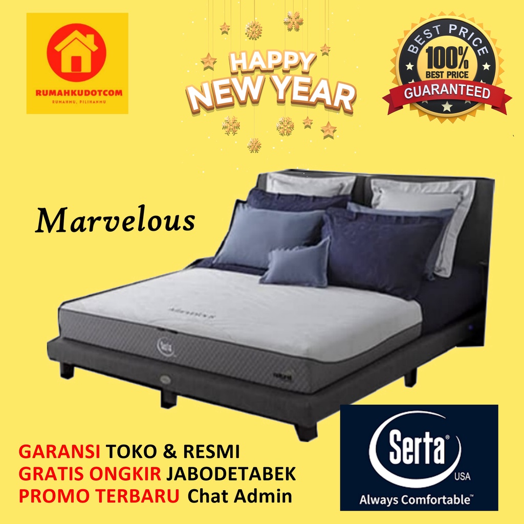 KASUR SERTA MARVELOUS - SERTA SPRINGBED