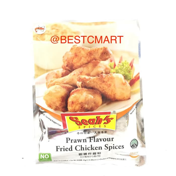 

SEAH'S PRAWN FLAVOUR FRIED CHICKEN SPICES 42GR