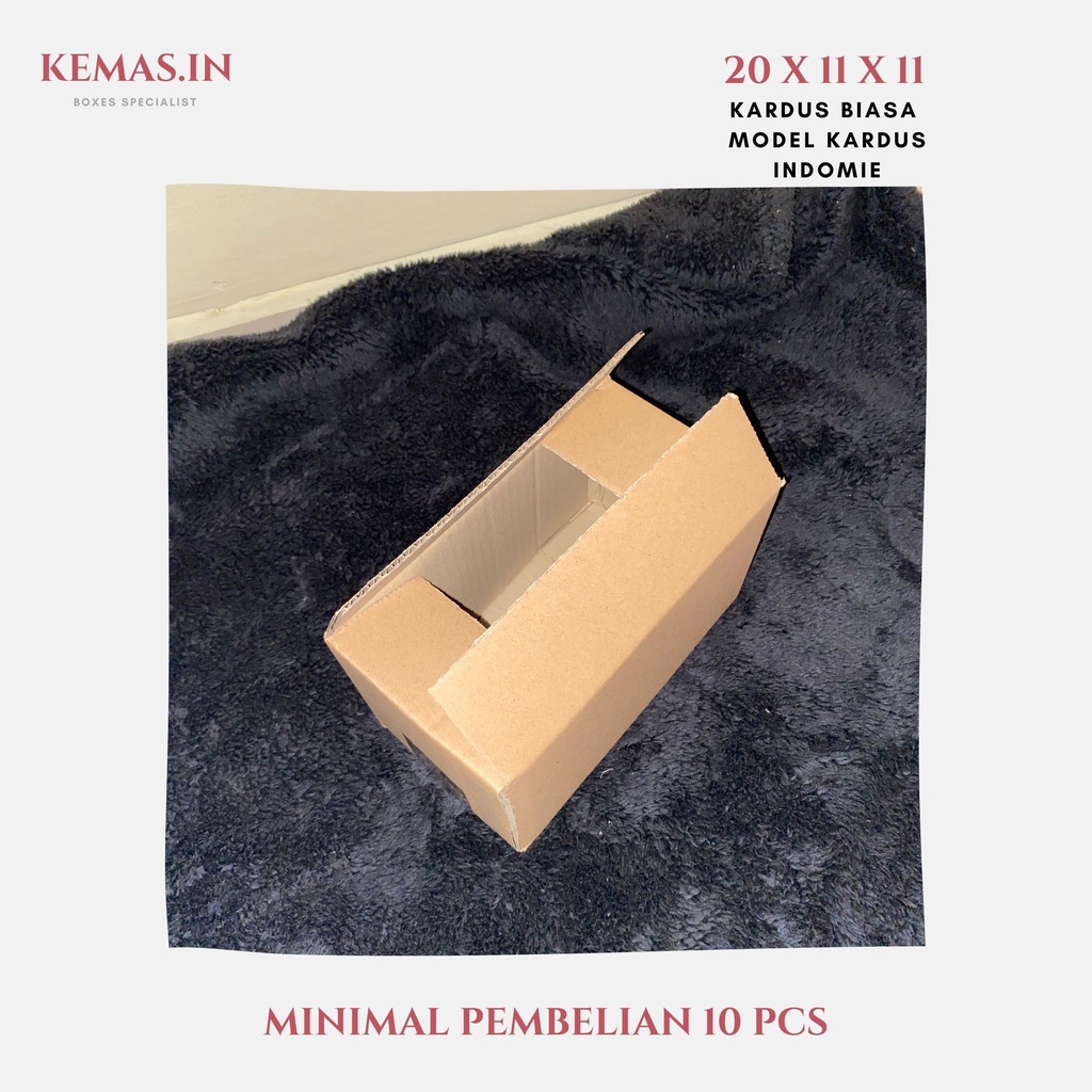 Kardus Packing 20x11x11 - Kemasan Karton Box Dus Packaging Polos Murah Baru-1