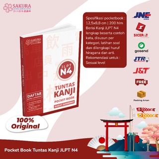 TUNTAS KANJI N4 (BUKU SAKU)