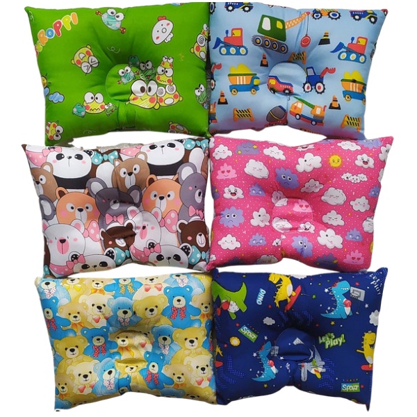 Bantal Bayi Anti Peyang Bantal Bayi Bantal Bayi karakter Lucu bantal motif random