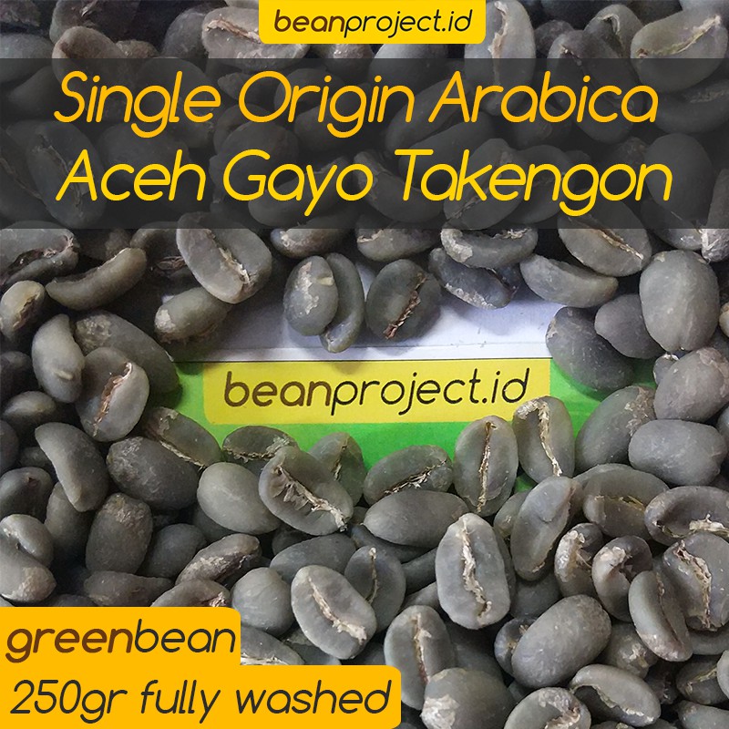 Premium Arabica Aceh Gayo Takengon Single Origin 250gr Green Bean