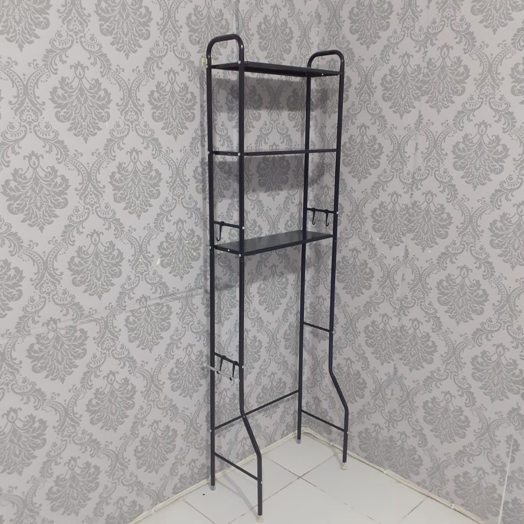 Rak Toilet Organizer WC Tissue Sabun Kloset Kamar Mandi/ Rak Serbaguna / Toilet Organizer