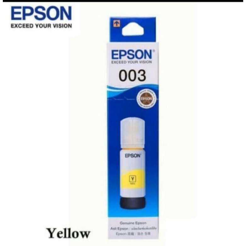 EPSON TINTA 003 ORIGINAL untuk Printer  L1110 L3100 L3101 L3110 L3150