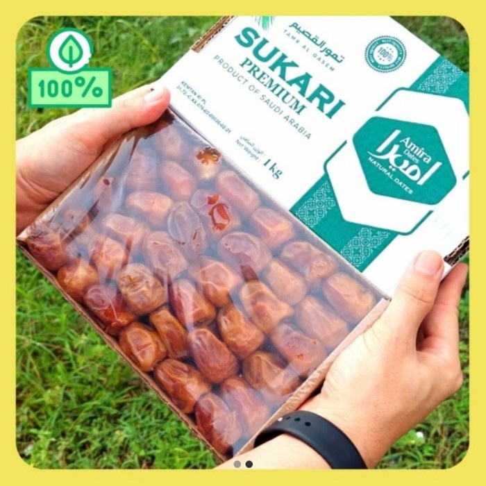 

Kurma Sukari Premium Amira 1kg Korma Sukkari Arab Saudi 1 KG Dates Madu