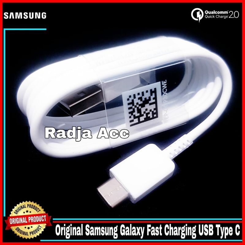 Kabel Data Samsung Galaxy A13 A23 A32 5G ORIGINAL 100% Fast Charging Type C