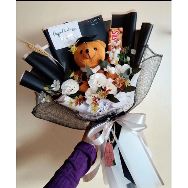 FLORABOUQUET|BUKET WISUDA MURAH BISA COD|HADIAH WISUDA